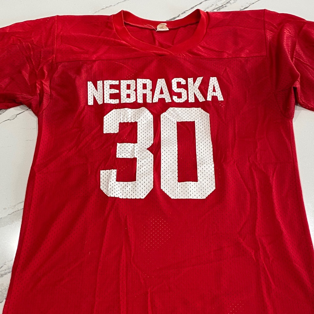 Nebraska Cornhuskers Football Jersey #30 Size Medium. Check measurements please.